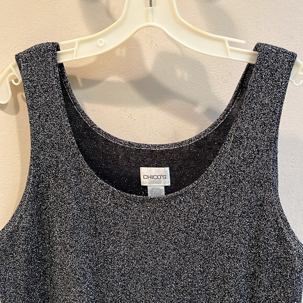 Chico’s Metallic Shell - Picture 2 of 2